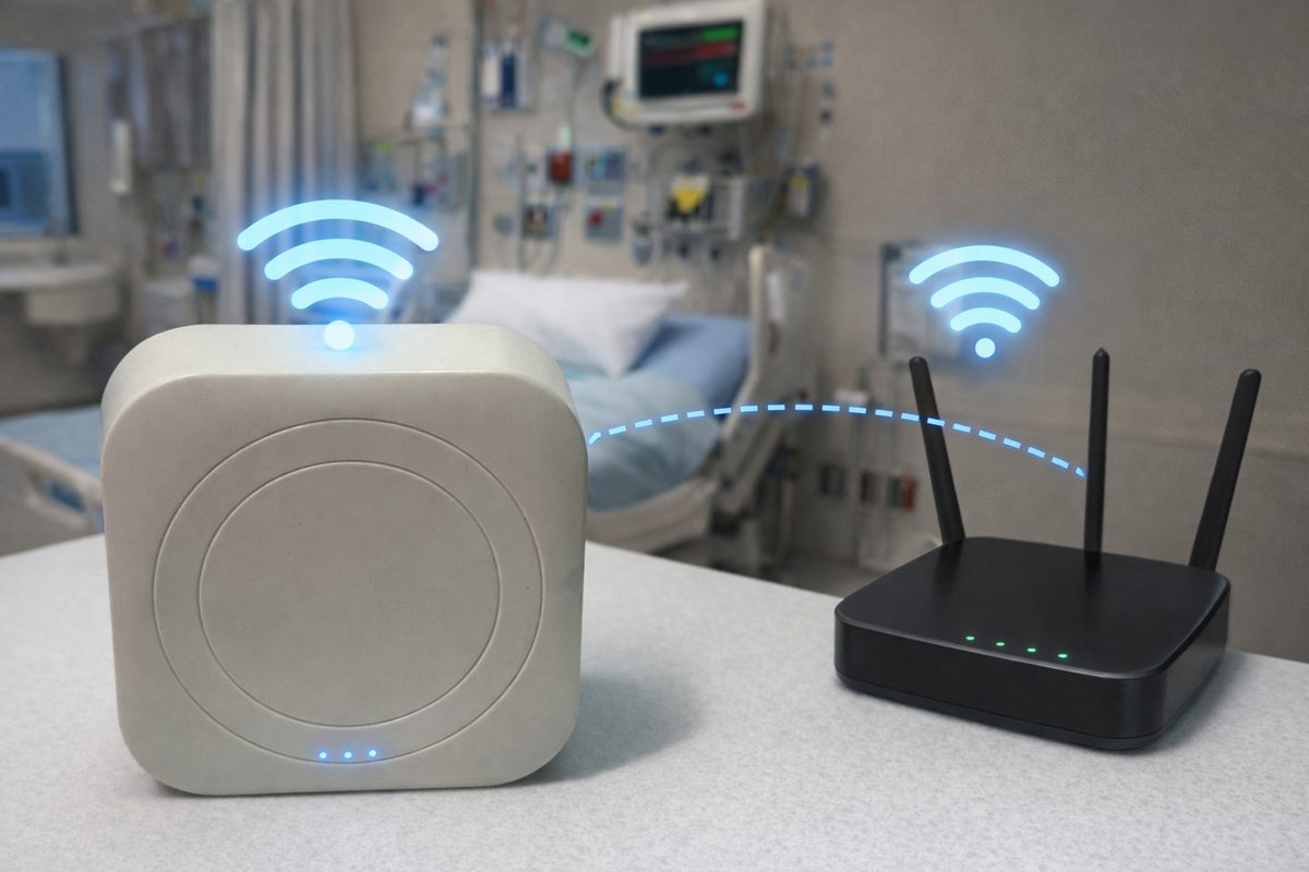 ezCare 感測器直接連上家中既有的 Wi-Fi 路由器，不需要額外主機